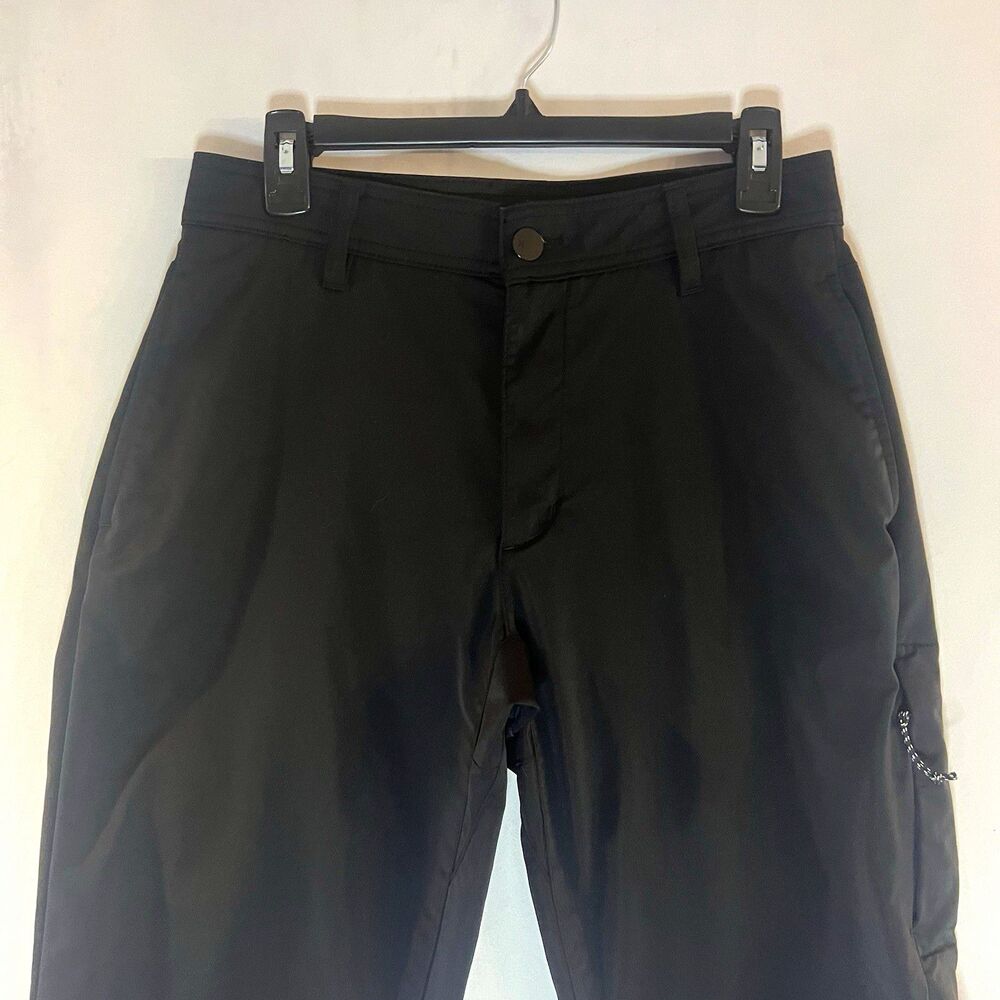 Hurley Men’s Pants Black Jet Set Tech 32W Slim Tapered Stretch Size 32